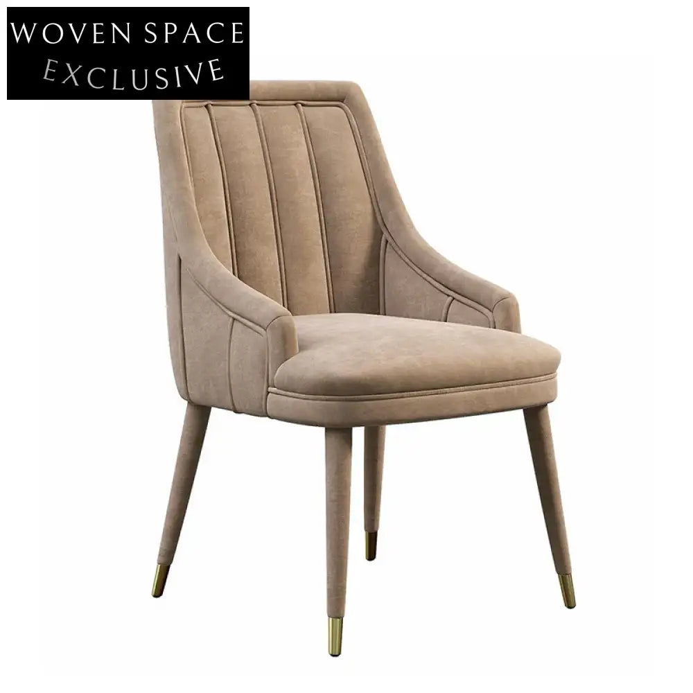 Modern Velvet Upholstered Nordic Dining Chair for Home, Hotel & Restaurant Dining
