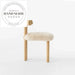 Modern Velvet Wood Frame Nordic Leisure Dining Chair