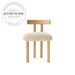 Modern Velvet Wood Frame Nordic Leisure Dining Chair