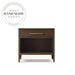 Modern Vintage Natural Oak Wood Three Drawer Bedroom Bedside Table