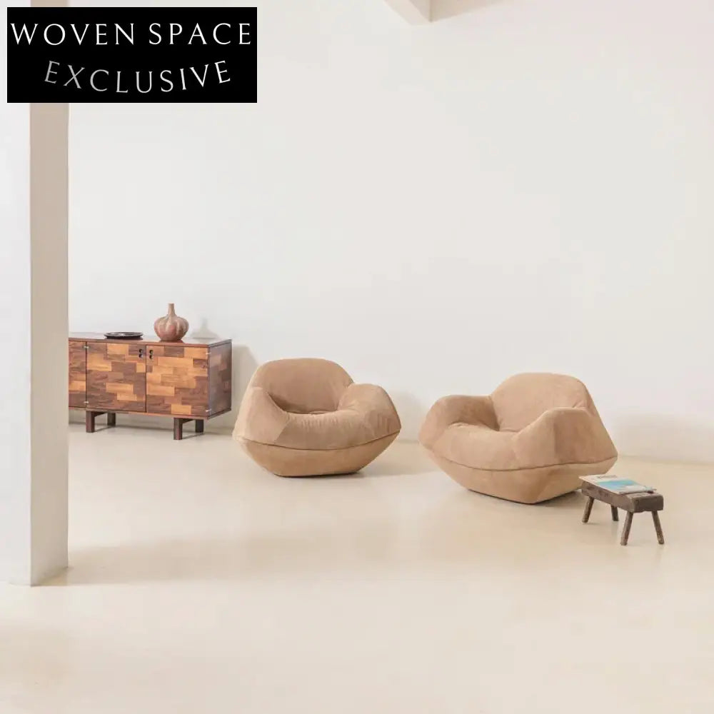 Modern Vintage Organic Chesterfield Leather Sofa Armchair Set for Living
