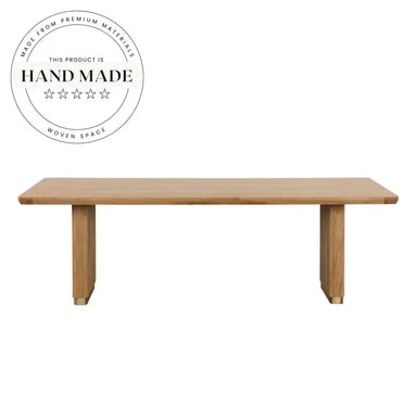 Modern Vintage Solid Wood Rectangular Banquet Villa Dining Table