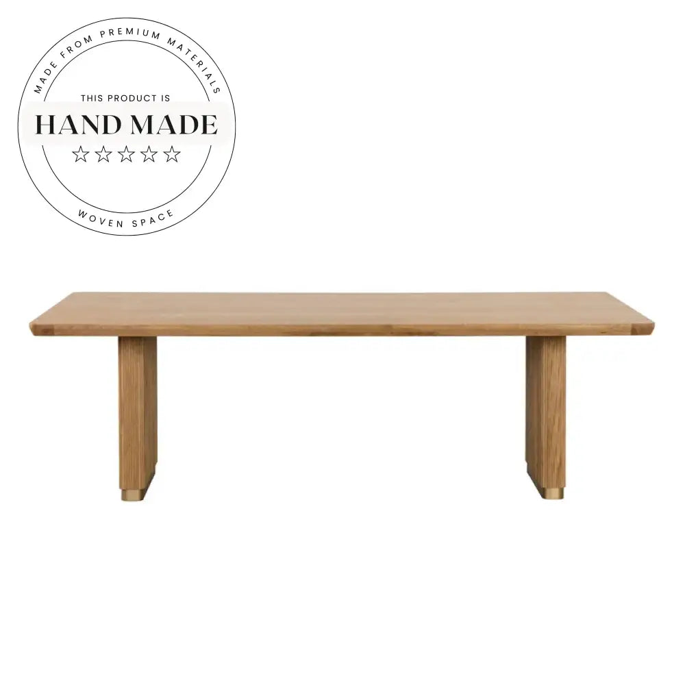 Modern Vintage Solid Wood Rectangular Banquet Villa Dining Table