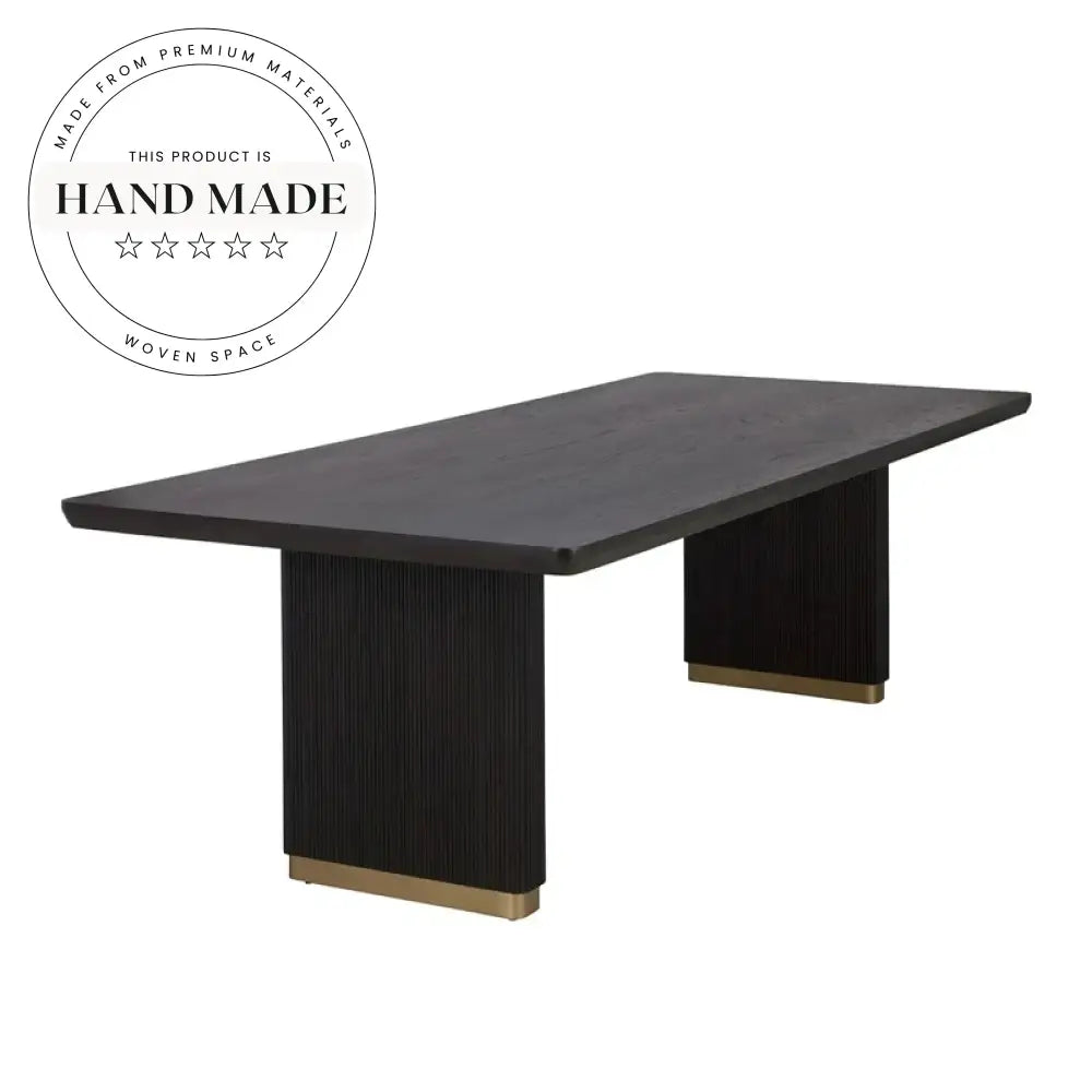 Modern Vintage Solid Wood Rectangular Banquet Villa Dining Table