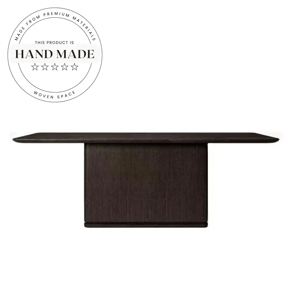 Modern Vintage Solid Wood Rectangular Villa Dining Table