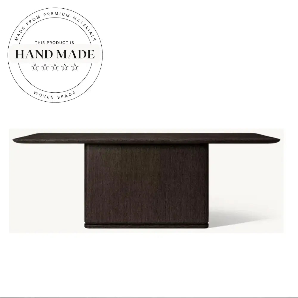 Modern Vintage Solid Wood Rectangular Villa Dining Table