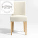 Modern Vintage Upholstered Dining Chair Natural Wood Legs Cafe Restaurant Chair