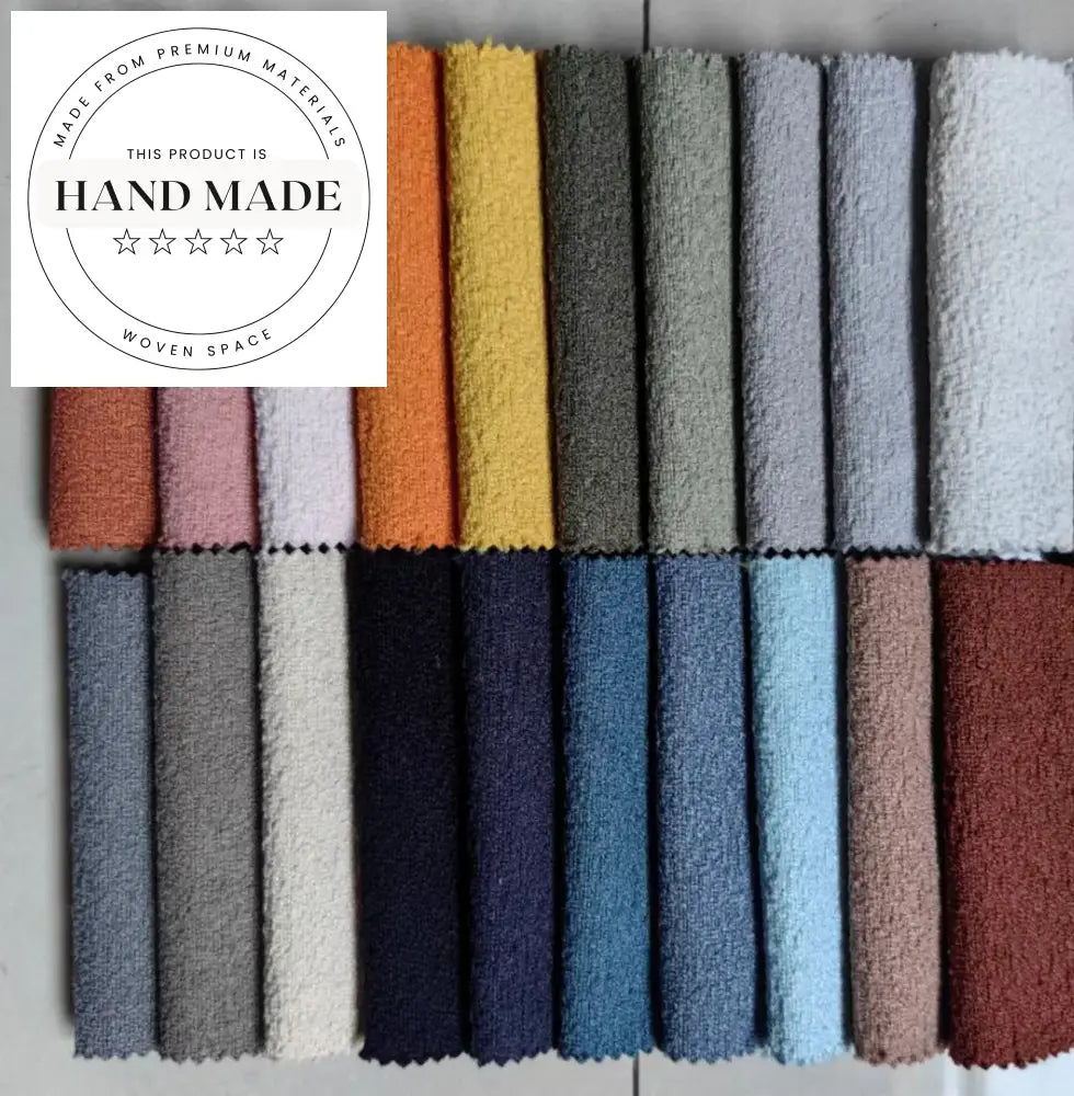 Modern Wabi-Sabi Boucle Fabric Single Lounge Recliner Chair