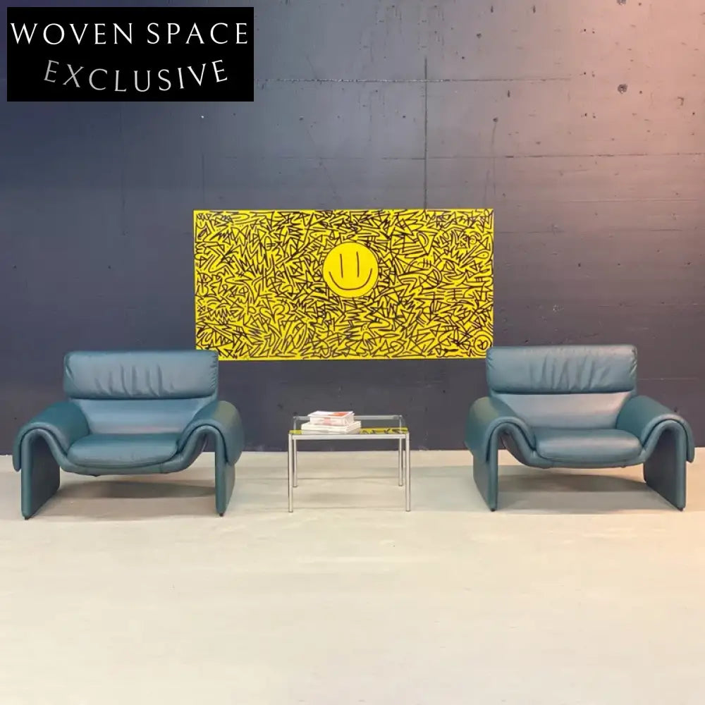 Modern Wabi-sabi Genuine Leather Sofa with Metal Frame Upholstered Loveseat