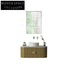 Modern Wall-Hung Bathroom Vanity with Ceramic Sink & Quartz Top, Wood Finish
