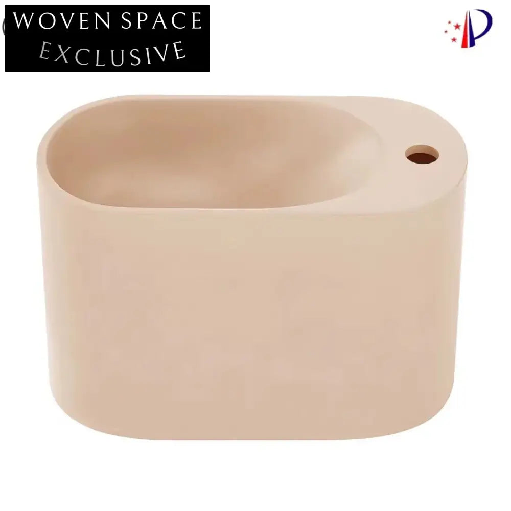 Modern Wall Hung Bathroom Wash Basin, Solid Surface Stone, Italy Design