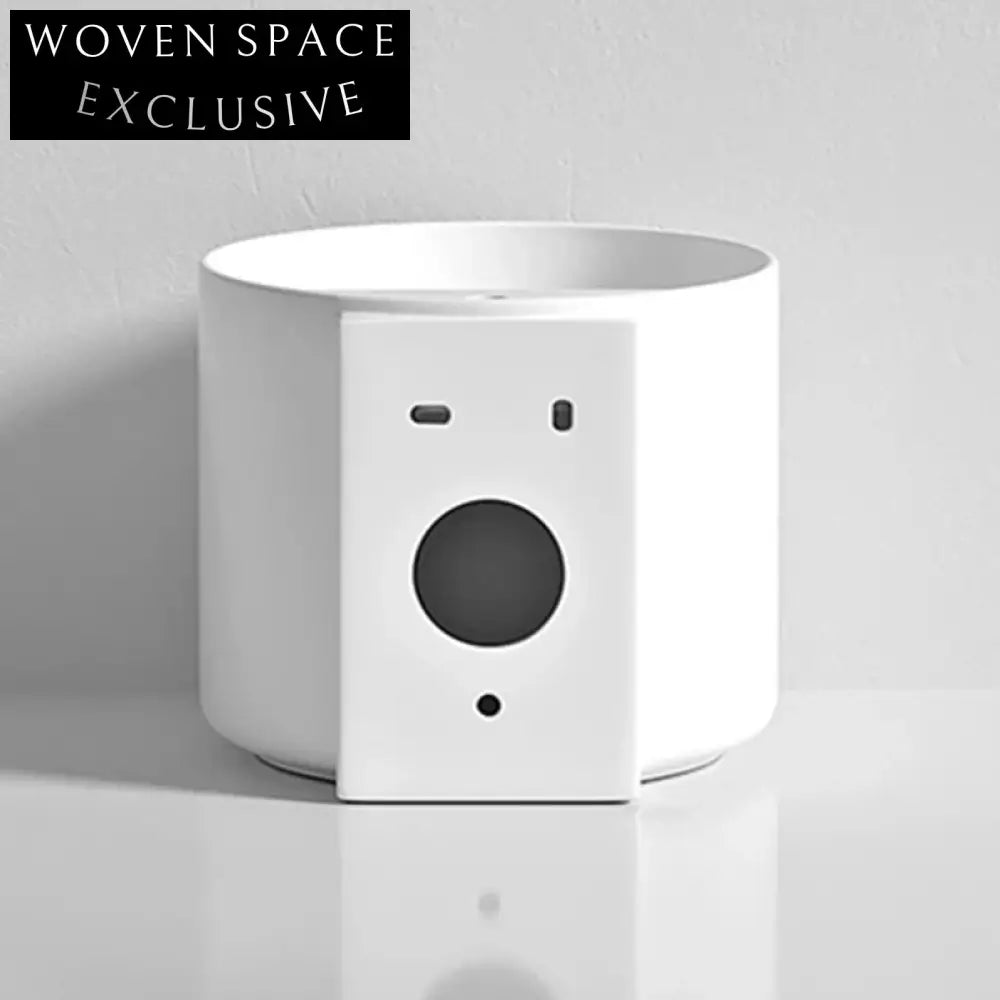 Modern Wall-Hung Ceramic Bathroom Vanity Sink with Single Faucet Hole