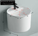 Modern Wall-Hung Ceramic Bathroom Vanity Sink with Single Faucet Hole
