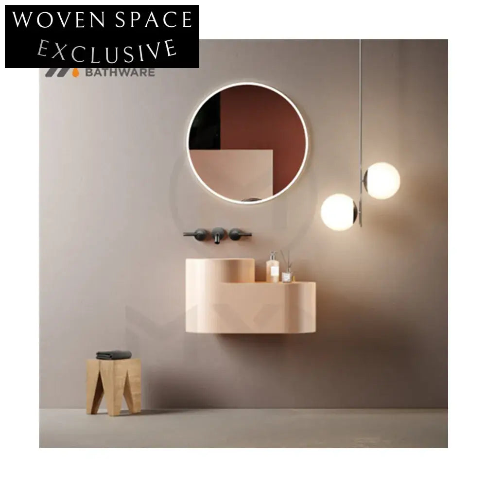 Modern Wall Mounted Artificial Stone Concrete Bathroom Vanity Basin