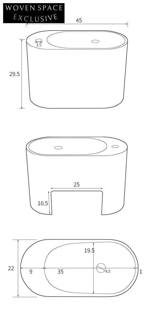Modern Wall-Mounted Bathroom Sink: Durable Artificial Stone, Compact Oval Sink