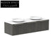 Modern Wall-Mounted Bathroom Vanity Cabinet Set with Sink and Storage
