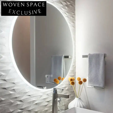 Modern Wall-Mounted LED Backlit Bathroom Mirror with Dimmable Smart Features Mirror