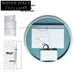 Modern Wall-Mounted LED Backlit Bathroom Mirror with Dimmable Smart Features Mirror