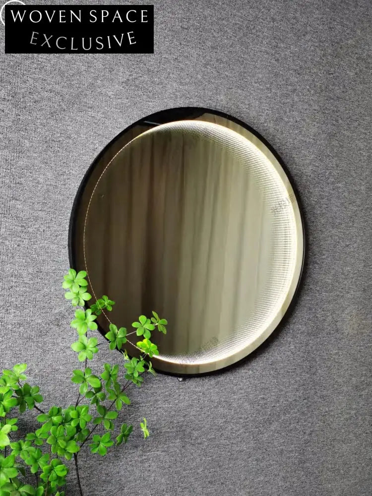 Modern Wall-Mounted LED Infinity Tunnel Bathroom Mirror