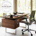 Modern Walnut Solid Wood Nordic Secretary Boss Executive Desk