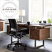 Modern Walnut Solid Wood Nordic Secretary Boss Executive Desk