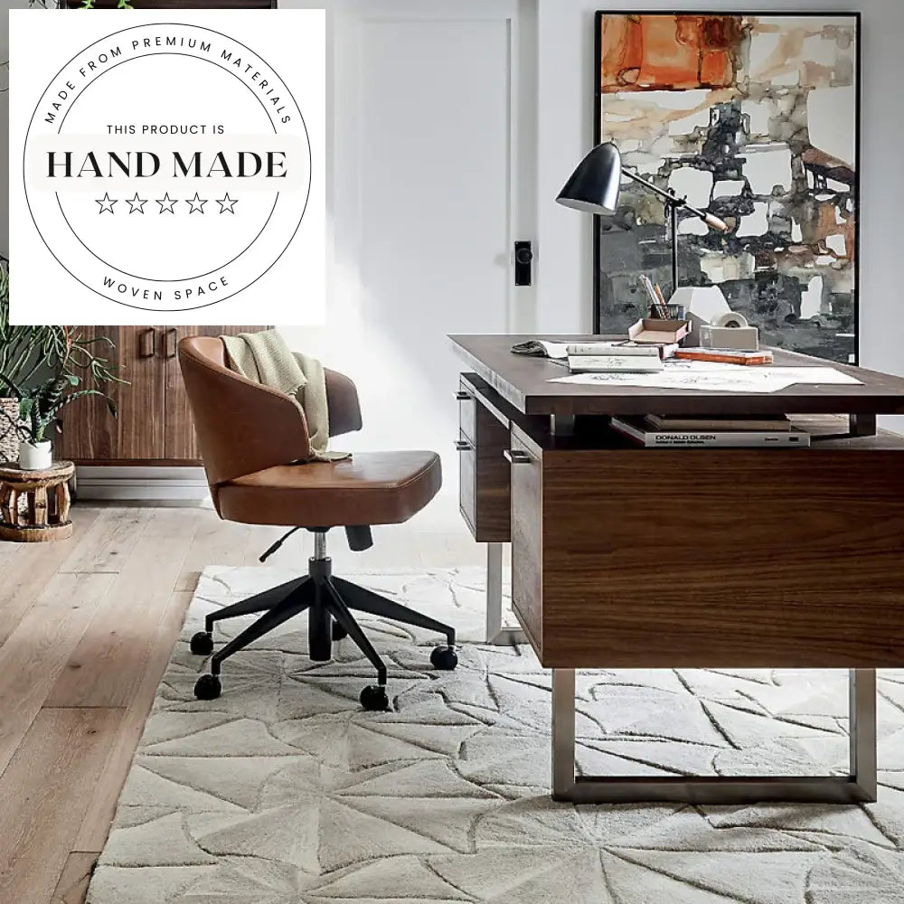 Modern Walnut Solid Wood Nordic Secretary Boss Executive Desk