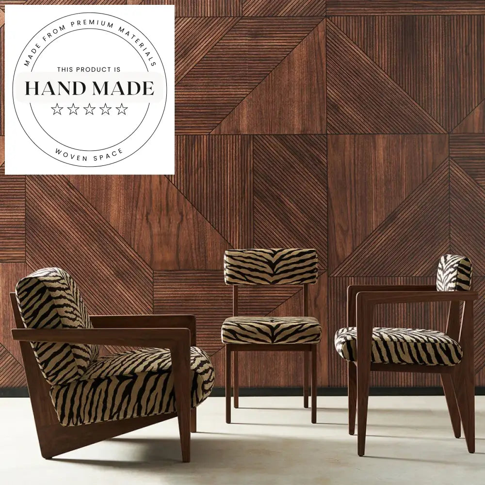 Modern Walnut Wood Fabric Upholstered Accent Leisure Chair with Recline