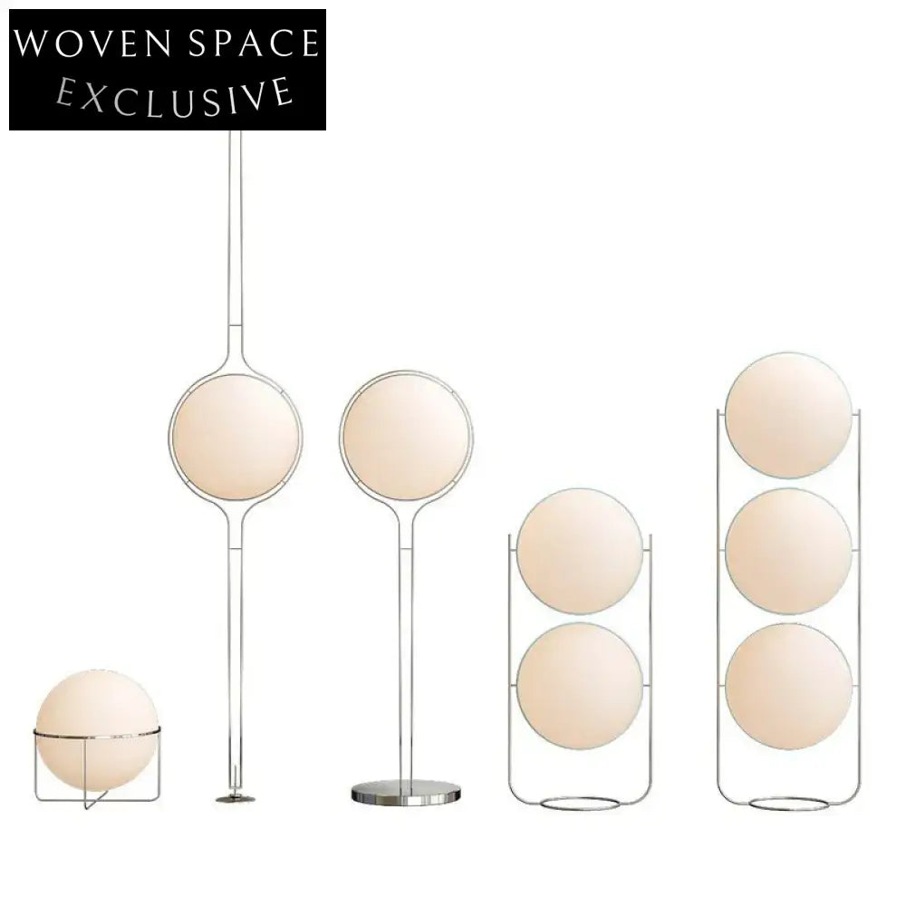Modern White Ball LED Floor & Table Lamp, Luxury Home Decor Lighting