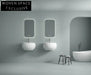 Modern White Ceramic Wall-Hung Bathroom Sink Basin for Contemporary Spaces