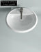Modern White Ceramic Wall-Hung Bathroom Sink Basin for Contemporary Spaces