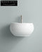 Modern White Ceramic Wall-Hung Bathroom Sink Basin for Contemporary Spaces