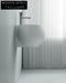 Modern White Ceramic Wall-Hung Bathroom Sink Basin for Contemporary Spaces