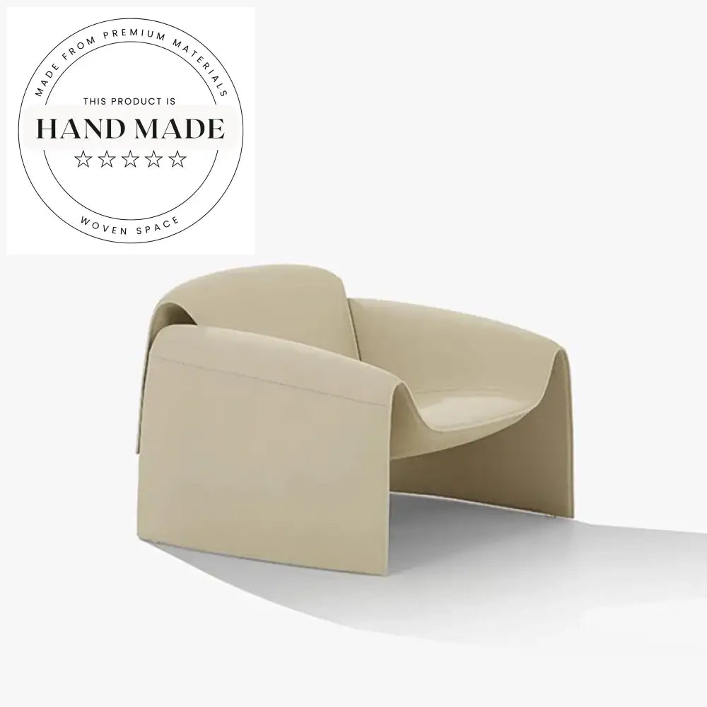 Modern White Leather Tufted Foldable Recliner Leisure Chair