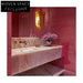 Modern White Onyx Bathroom Vanity with Single Hole Basin and Marble Stone Cabinet Green Onyx Sink Pink Onyx Basin Pink