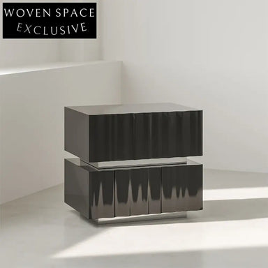 Modern White Wooden Side Cabinet for Living Room Storage & Decor