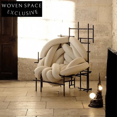 Modern Winding Stainless Steel Tube Art Leisure Chair for Living Room Sofa