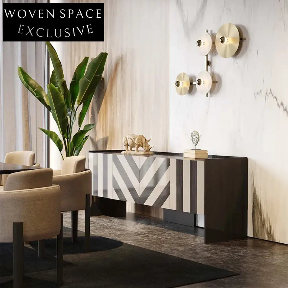 Modern Wood Frame TV Stand Storage Cabinet with Drawers for Living Room