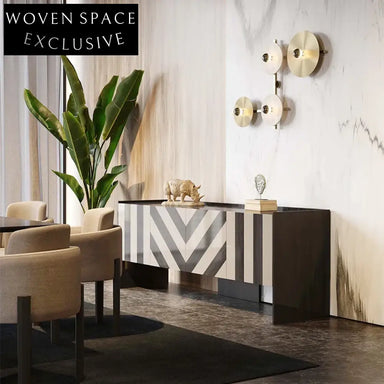 Modern Wood Frame TV Stand Storage Cabinet with Drawers for Living Room