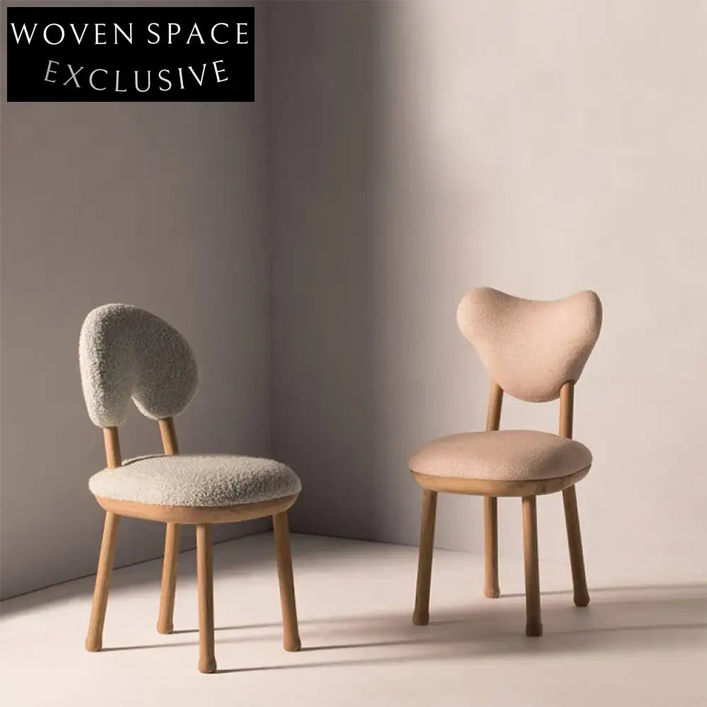 Modern Wood Upholstered Dining Chair for Cafe Restaurant Home Seating