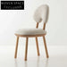 Modern Wood Upholstered Dining Chair for Cafe Restaurant Home Seating