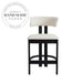 Modern Wooden Bar Counter Stool Armchair for Kitchen Hotel Bistro Use