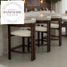 Modern Wooden Bar Counter Stool Armchair for Kitchen Hotel Bistro Use