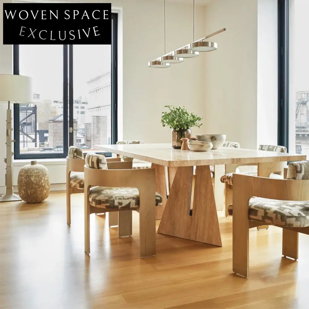 Modern Wooden Boucle Living Room Accent Arm Chair for Dining Comfort