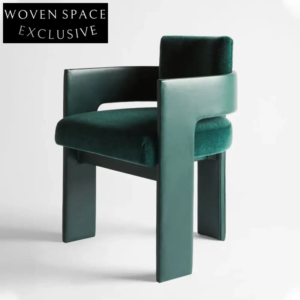 Modern Wooden Boucle Living Room Accent Arm Chair for Dining Comfort