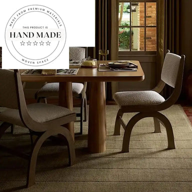 Modern Wooden Cafe Dining Chair with Nordic Upholstered Seating