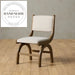 Modern Wooden Cafe Dining Chair with Nordic Upholstered Seating