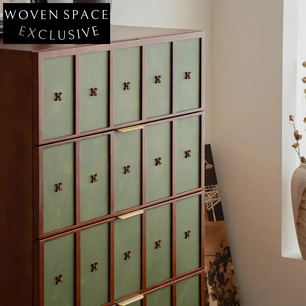 Modern Wooden Console Sideboard with Drawers for Elegant Living Room Cabinet