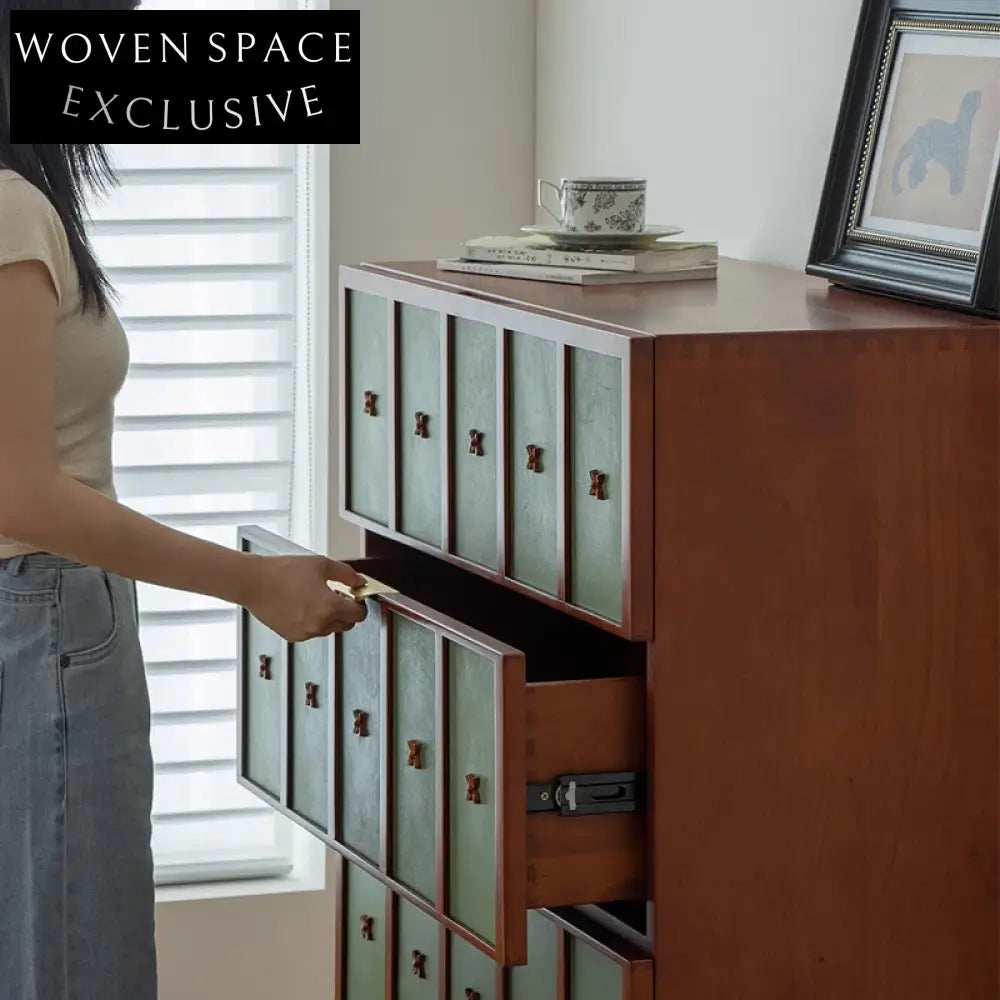 Modern Wooden Console Sideboard with Drawers for Elegant Living Room Cabinet