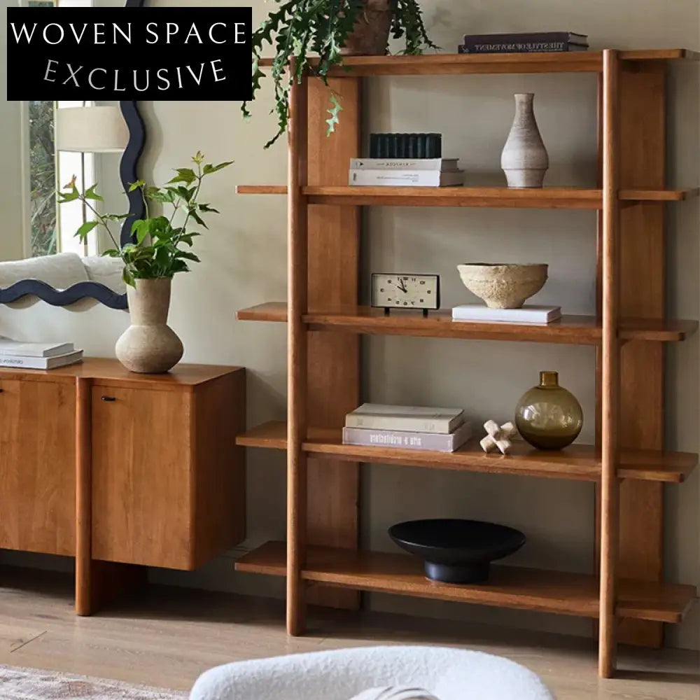 Modern Wooden Corner Kids Bookshelf for Living Room Bedroom Cabinet