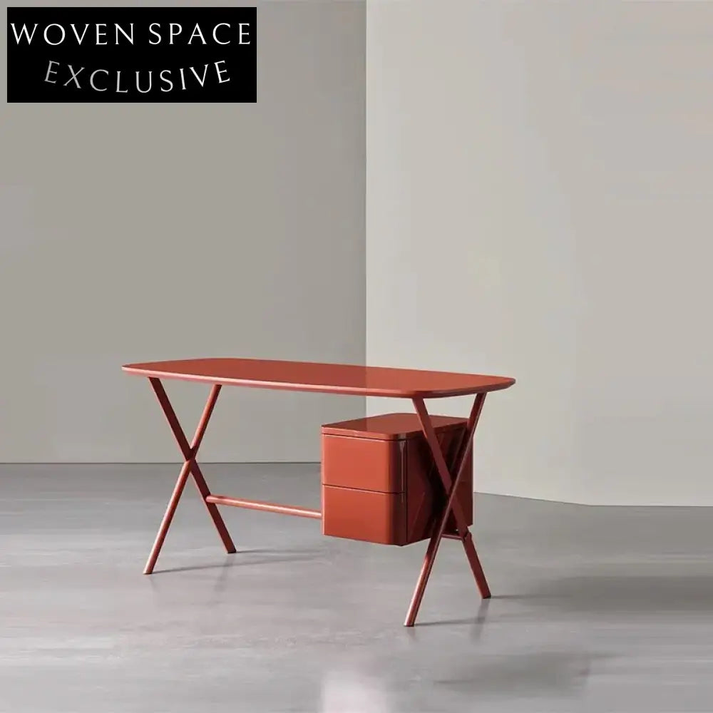 Modern Wooden Executive Study Desk with Drawer for Home Office Desk